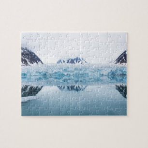 Glacier reflections, Norway Jigsaw Puzzle