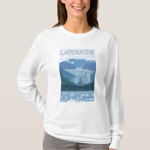 Glacier Scene - Latouche, Alaska T-Shirt