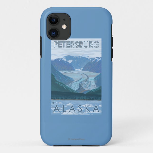 Glacier Scene - Petersburg, Alaska Case-Mate iPhone Case (Back)