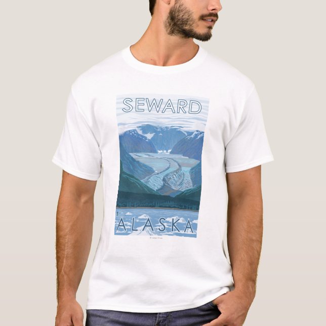 Glacier Scene - Seward, Alaska T-Shirt (Front)