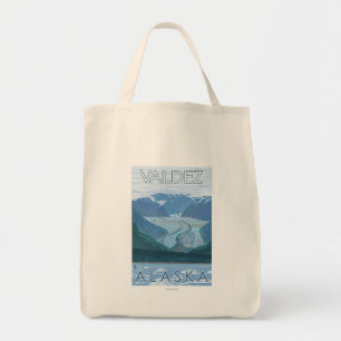 Glacier Scene - Valdez, Alaska Tote Bag