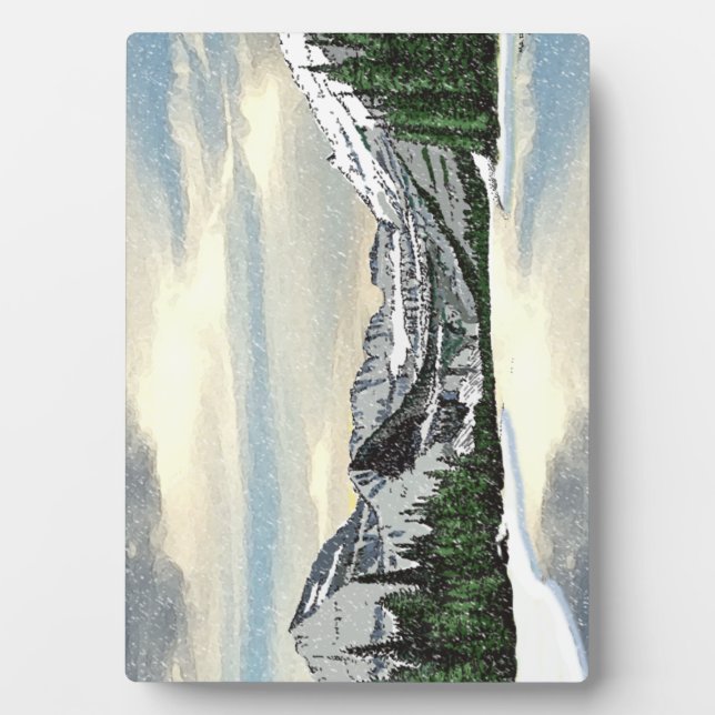 Glacier Snow Plaque (Front)