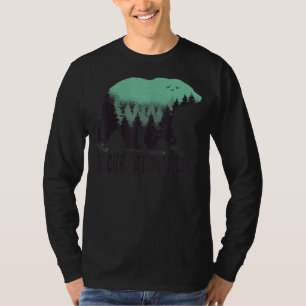 Glacier Us National Park Bear Trees Montana Travel T-Shirt