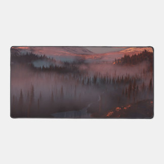 Glacier Valley (Sunrise) Desk Mat