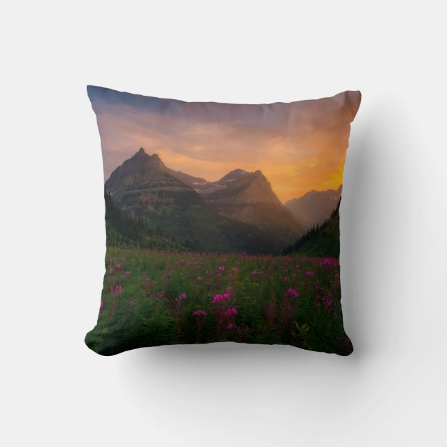 Glacier Wildflowers Cushion (Front)