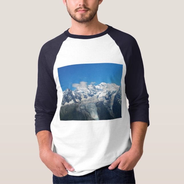 Glaciers on Mont Blanc T-Shirt (Front)