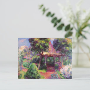 Glackens - Garden in Hartford, fine art, Postcard