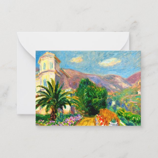 Glackens - Path to Villa Les Pivoines Card (Front)