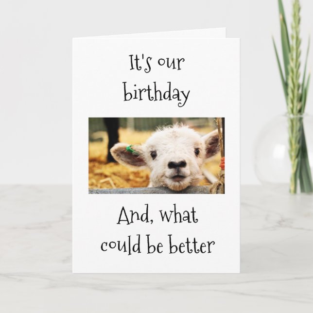 GLAD I AM GROWING OLD WITH &quot;YOU&quot;-AGE HUMOR FRIEND CARD (Front)