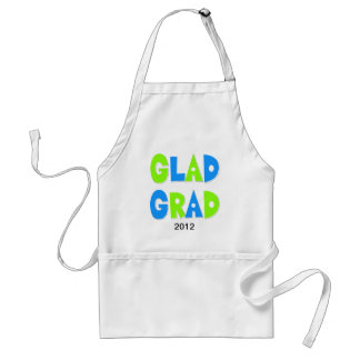 Glad to be a Grad Graduation 2012 Standard Apron