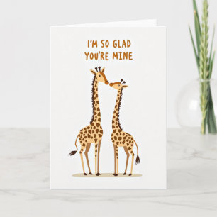 Glad Youre Mine Animals Card