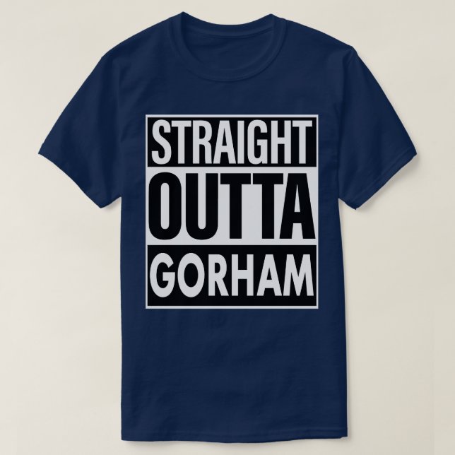 Gladden Name Straight Outta Gladden T-Shirt (Design Front)