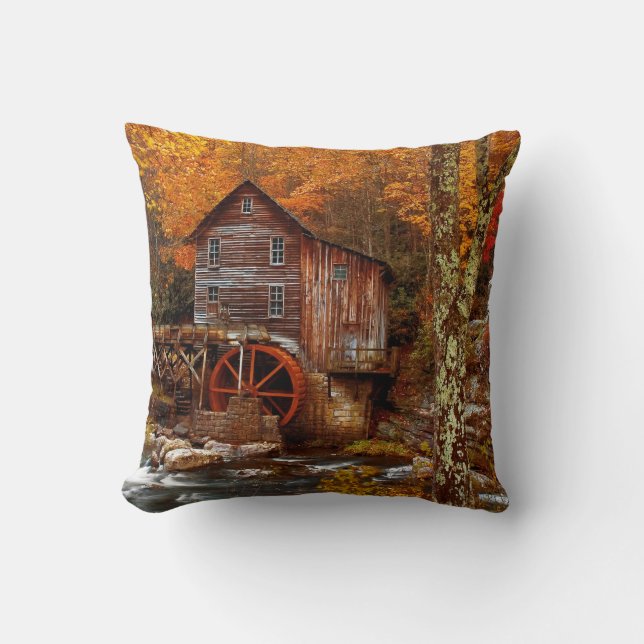 Glade Creek Grist Mill Cushion (Front)