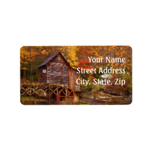 Glade Creek Grist Mill Label
