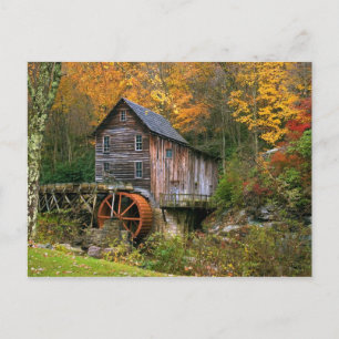 Glade Creek Grist Mill Postcard