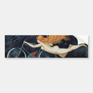Gladiator Cycles, Vintage Victorian Art Nouveau Bumper Sticker