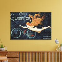 Gladiator Cycles, Vintage Victorian Art Nouveau