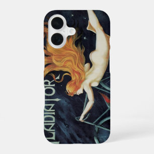 Gladiator Cycles, Vintage Victorian Art Nouveau iPhone 16 Case