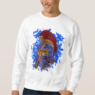 Gladiator Doodle: Epic Power and Bravery Sweatshirt