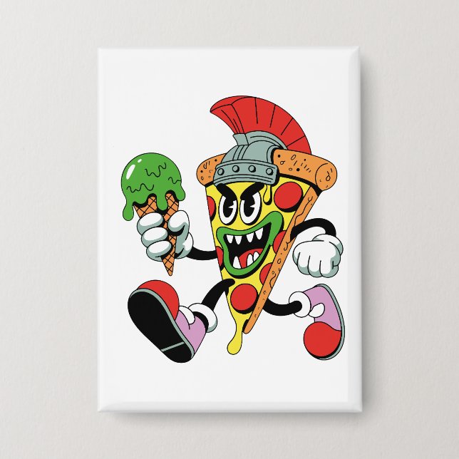 Gladiator Pizza Slice Italian Brainrot (Front)