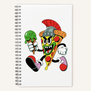 Gladiator Pizza Slice Italian Brainrot Notebook