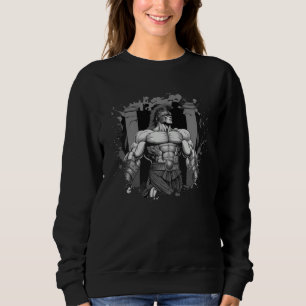Gladiator Sparta Gym Greek Fighter Workout Spartan Sweatshirt