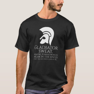 Gladiator Sweat   Ancient Roman History  Spqr Rome T-Shirt