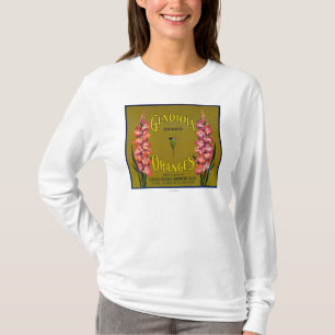 Gladiola Brand Citrus Crate Label T-Shirt
