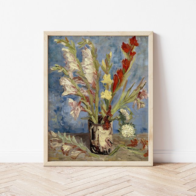 Gladioli and China Asters | Vincent van Gogh Poster (Creator Uploaded)