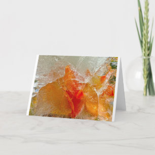 Gladioli in Ice, Card