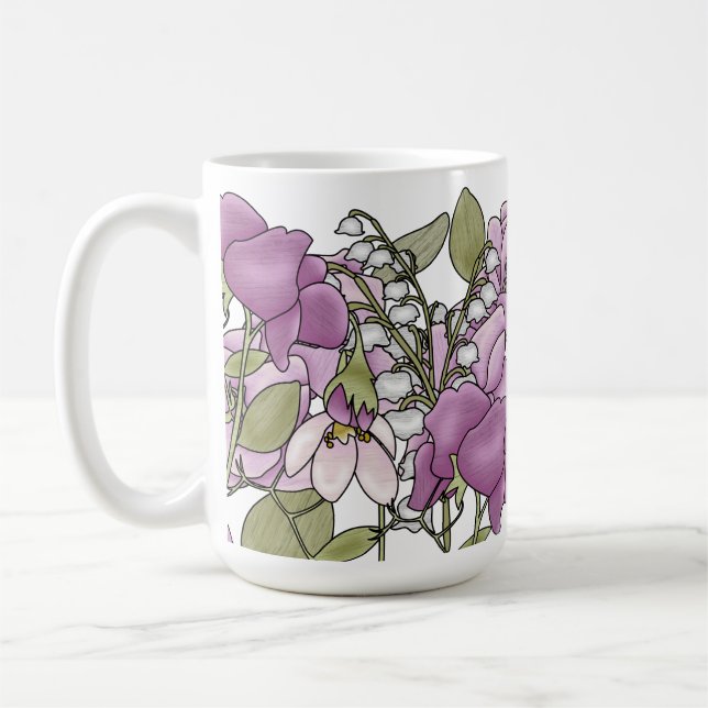 Gladiolus Coffee Mug (Left)