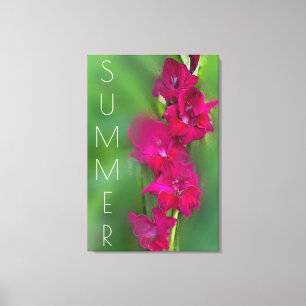 Gladiolus Summer Garden Flower Photo Home Decor