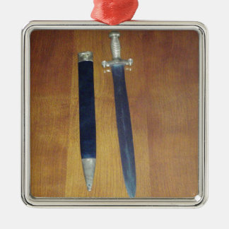 Gladius Pattern Sword Metal Tree Decoration