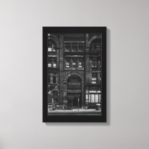 Gladstone Hotel No 3 with Border Canvas Print