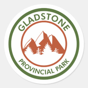 Gladstone Provincial Park Classic Round Sticker