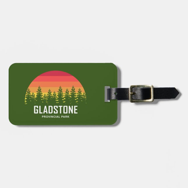 Gladstone Provincial Park Luggage Tag (Front Horizontal)