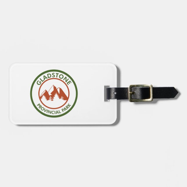 Gladstone Provincial Park Luggage Tag (Front Horizontal)