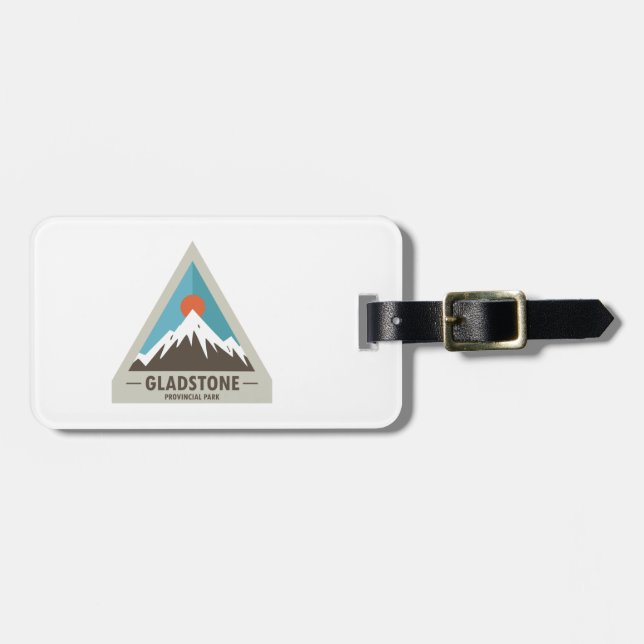Gladstone Provincial Park Luggage Tag (Front Horizontal)