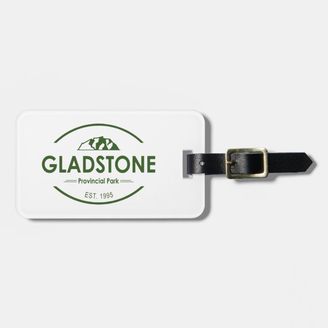 Gladstone Provincial Park Luggage Tag (Front Horizontal)