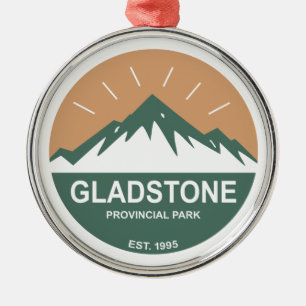 Gladstone Provincial Park Metal Tree Decoration