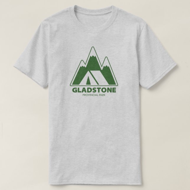 Gladstone Provincial Park Mountains Camping T-Shirt (Design Front)