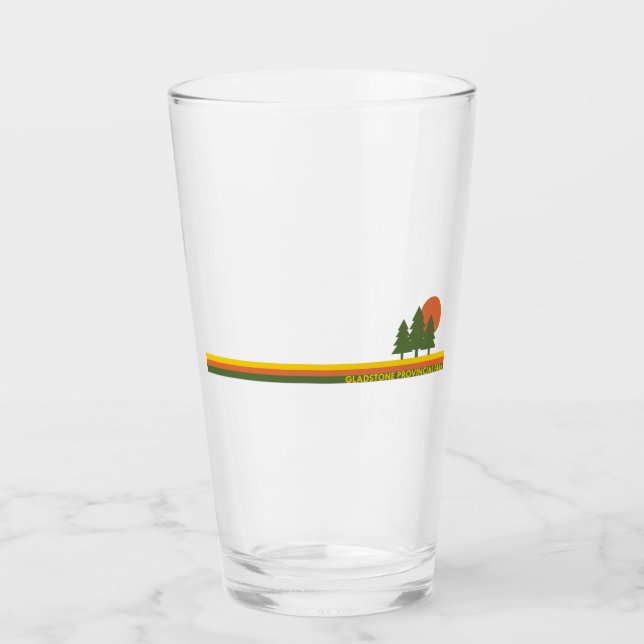 Gladstone Provincial Park Pine Trees Sun Glass (Front)