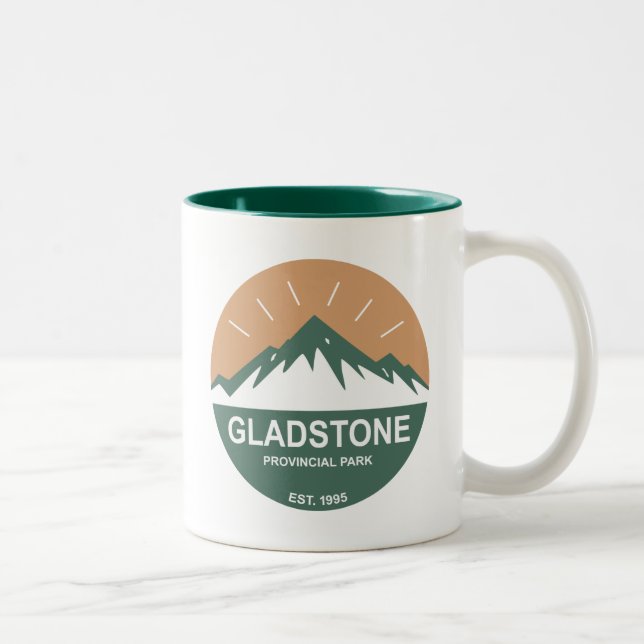 Gladstone Provincial Park Two-Tone Coffee Mug (Right)