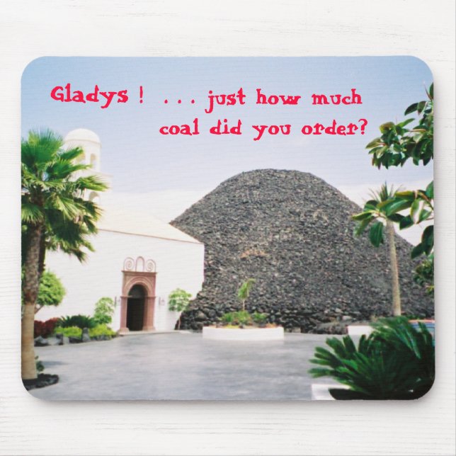 Gladys/Coal Mouse Pad (Front)