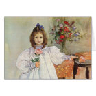 Gladys Holding a Pink Rose