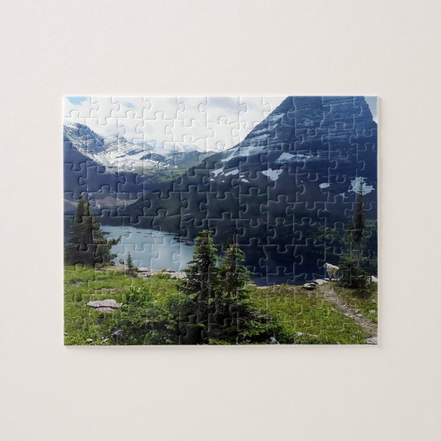 Glaicer National Park Hidden Lake Overlook Jigsaw Puzzle (Horizontal)