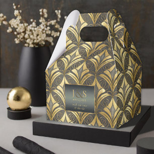 Glam Art Deco Wedding Thank You ID1033 Favour Box