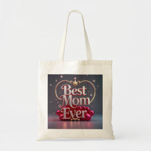 Glam Bling Silver Gold Best Mum Ever  Tote Bag
