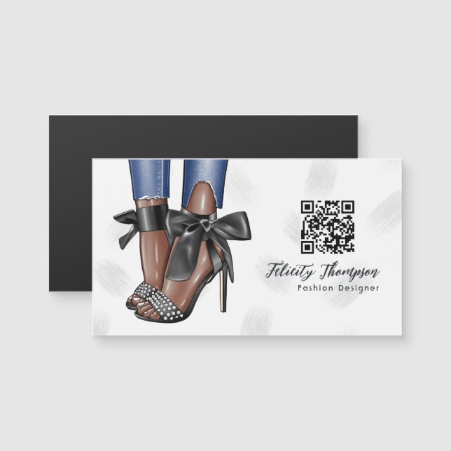 Glam Chic Fashion QR Code (Front/Back)