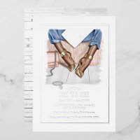 Glam Chic Fashion Show Foil Invitation
